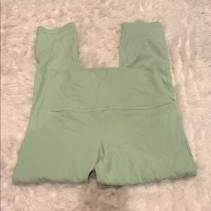 Lululemon leggings mint green 23” size 6